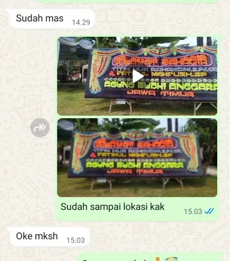 Pengiriman Papan Bunga Sukamaju Baru Tapos