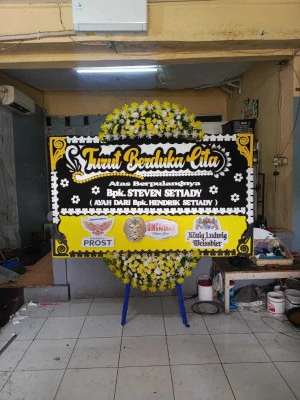 Papan Bunga di Sukamaju Baru Tapos