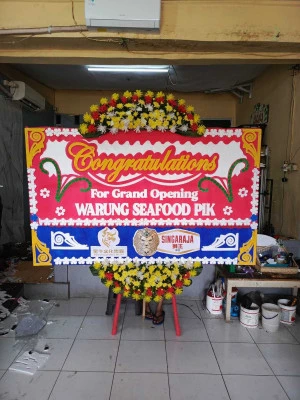 Papan Bunga di Sukamaju Baru Tapos