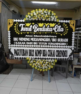 Papan Bunga di Sukamaju Baru Tapos
